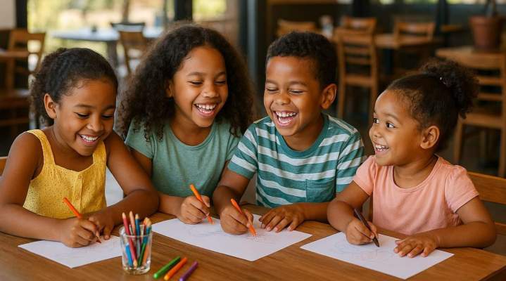 Enfants joyeux La Réunion